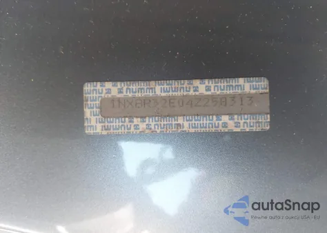 2004 Toyota Corolla Le from USA, damaged, VIN 1NXBR32E04Z258313